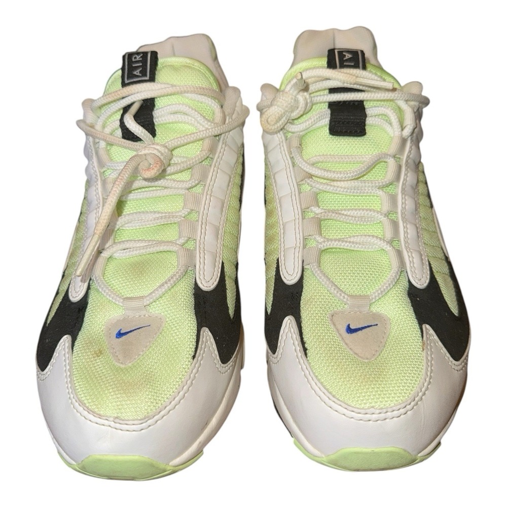 Nike Air Max Triax 96 Volt Size 12M 13.5W CT1104-700 Neon Green Royal Blue Suede - Picture 2 of 9